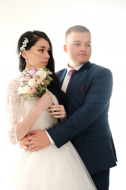 Заказать фотосессию Love Story - в студии на двоих от сети фотостудий Fashion Box в Кемерово
 – фото № 23